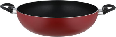 Mr.Cook Deep Teflon Frying Pan, 32 cm, Two Black Handles - Red product image 2