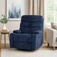 Fabric Swivel Reclining Chairs, 100×80×50 Cm - Blue product image 1