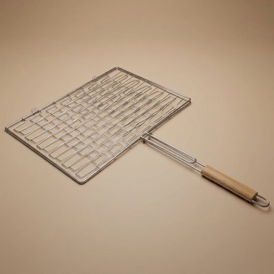 شبك شواء استيل السيف غاليري، 41x28 سم، مستطيل، تركي - فضي product image 1