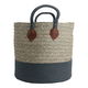 Al Saif Gallery Cotton Baskets Set, 20 x 30 x 35 cm, Round, with Handle, 3 Pieces - Beige product image 2
