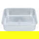 قالب كيك المونيوم السيف غاليري، 24.5x24.5x6.5 سم - فضي product image 2