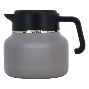 Sarah Estelle Al Saif Gallery thermos, 1 liter, black handle, digital screen - cappuccino product image 2