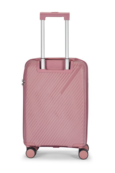 طقم شنط سفر بولي بروبيلين ليمرا، 3 مقاسات، 4 عجلات، بزاوية 360 درجة، LMA-PP521 - روزجولد product image 3