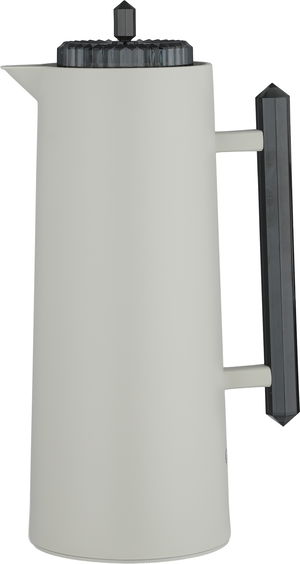 ترمس لين جلوري، 1 لتر،حافظة داخلية زجاج، ضغاط، يد أسود - رمادي أسود product image