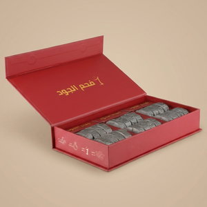 Al-Joud Charcoal, Fast Lighting, Large Size, 24 Oval Discs, Designed for Oud - Black product image