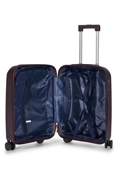 طقم شنط سفر بولي بروبيلين ليمرا، 4 مقاسات، 4 عجلات، بزاوية 360 درجة، LMA-PP524 - بني product image 6