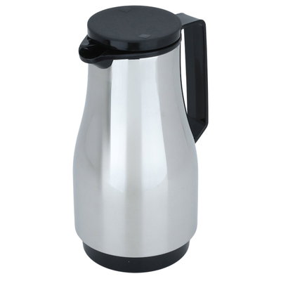 ترمس هيلوز، 1 لتر، حافظة داخلية زجاج حراري - أسود فضي product image 3