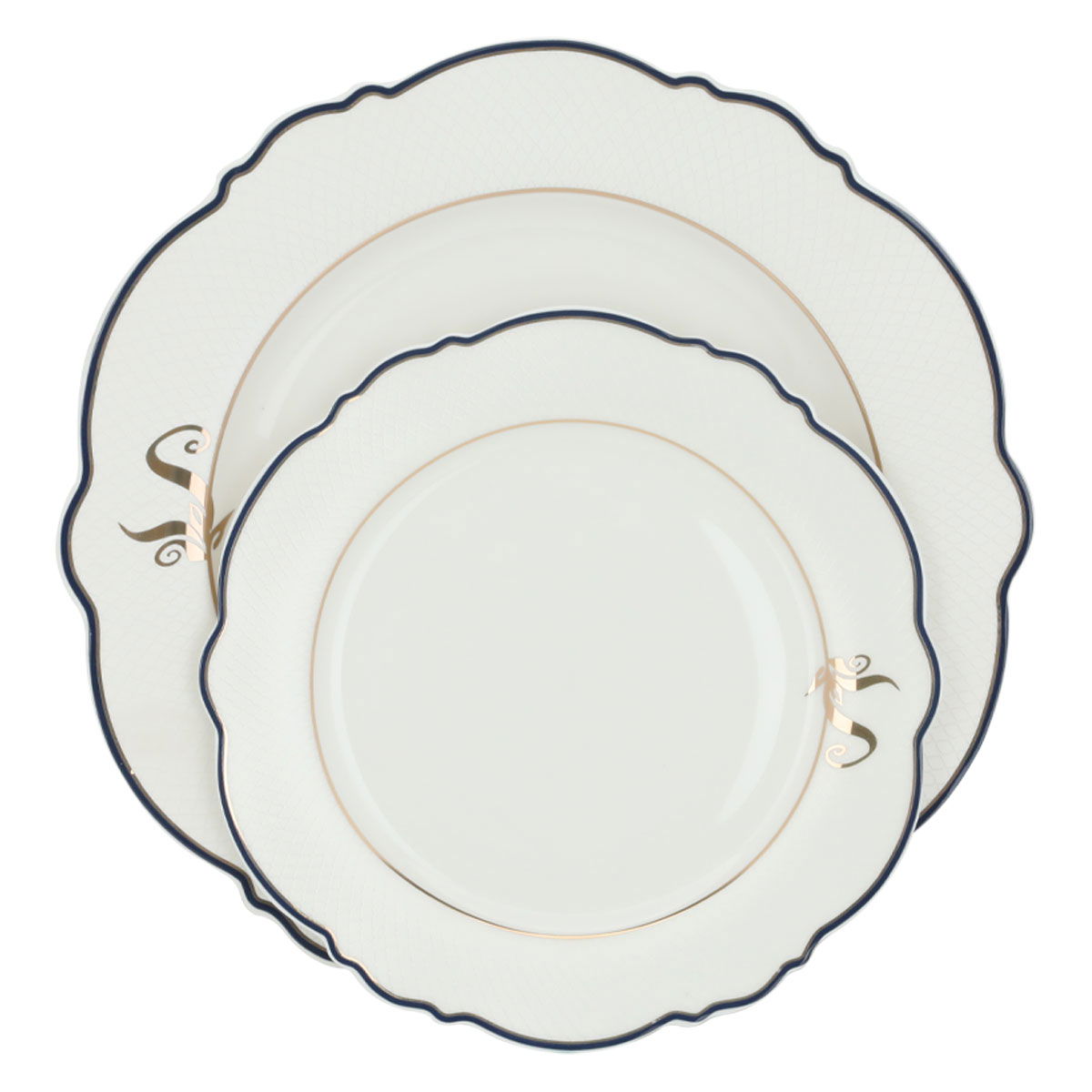 طقم سفرة بورسلان السيف غاليري، 65 قطعة - أبيض product image 5