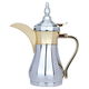 Alsaif Gallery Sulaiman Thermos, 0.50 L, Steel Inner Container, Steel Outer Body - Silver Gold product image 1
