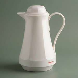 Rotpunkt 430 Thermos, 1 Liter, Glass Inner Container, Plastic Outer Body - Glossy White product image