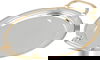 Alsaif Gallery Steel Tofry Set, 3 Pieces - Silver Gold product image 2