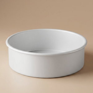 Bake Chef Aluminum Cake Pan, 9 x 3 Inch, Round - Silver product image