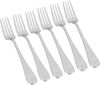 Al Saif Gallery Engraved Stainless Steel Fork Set, 6 Pieces - Silver product image 1