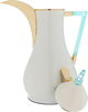 Al Saif Gallery Maha thermos set, two pieces, 1 liter, thermal glass inner shell, steel outer shell - pearl product image 5