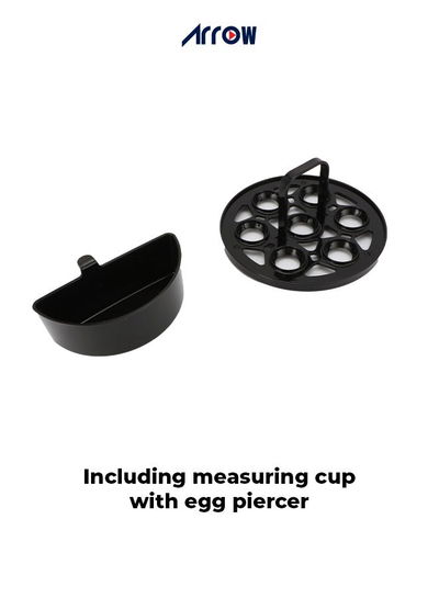 غلاية بيض ارو، 400 واط، 7 خانات، RO-07EBD - اسود product image 6