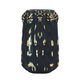 فازة زجاج رواد العائلة، 14 × 25 سم - أسود / ذهبي product image 3