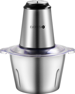 مفرمة كهربائية دوتس، 500 واط، 2.2 لتر، اربع شفرات، FCU1024SS - فضي product image
