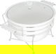 سخان طعام بورسلان وهج الماسة، 10 بوصة - ابيض فضي product image 2