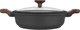 Robust Granite and Aluminum Cookware Set with Glass Lid, 9 Pieces - Black product image 9