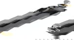 طوفرية تقديم ستانلس استيل السيف غاليري، 37×8×1.5  سم - ذهبي اسود product image 1