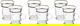 Al Saif Gallery Dima Glass Tea Cup Set, 200 ml, 6 Pieces - Clear product image 1