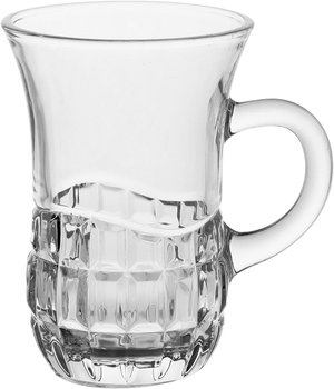 طقم بيالات شاي زجاج ماكس السيف غاليري، بيد، 6 قطع - شفاف product image 2