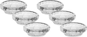 Al Saif Gallery Glass Serving Dish Set, 7x7x2.5 cm, 6 Pieces, Round - Clear product image