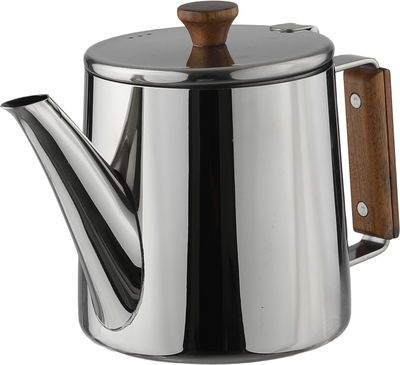 إبريق شاي استيل خشب السيف غاليري، 0.9 لتر، يد خشب - فضي خشبي product image 3