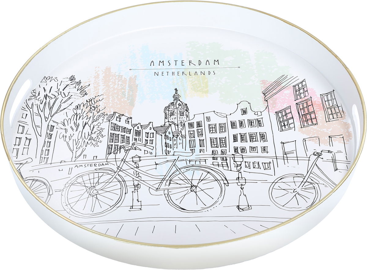 Al Saif Gallery Plastic Serving Topper, 42 cm, Round - White product image