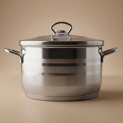 Safinox Stainless Steel Pot, 20 x 13 cm - Silver product image 1