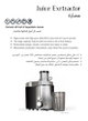 عصارة فواكة كولن، 400 واط، 550 مل، 801101001 - اسود product image 2