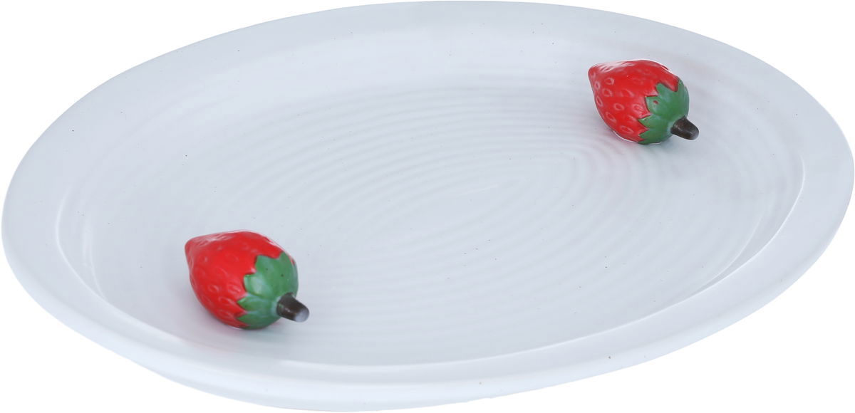 Al Saif Gallery Porcelain Serving Plate, 35.9 x 25.7 x 4.3 cm, Round - White product image 4
