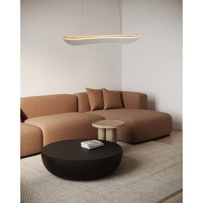 Norco Modern Aluminum Acrylic Chandelier, 3000K, 36W, 120cm - Gold product image 2