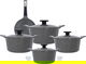 Nooflam Extrema Steel Cookware Set, 9 Pieces - Grey product image 1