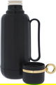 Timeless Rahal Thermos, 1 liter, thermal glass inner container, plastic outer shell - black product image 3