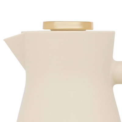 ترمس أمادا إفرست، 1 لتر، بيد خشبي، حافظة داخلية زجاج حراري - بيج product image 4