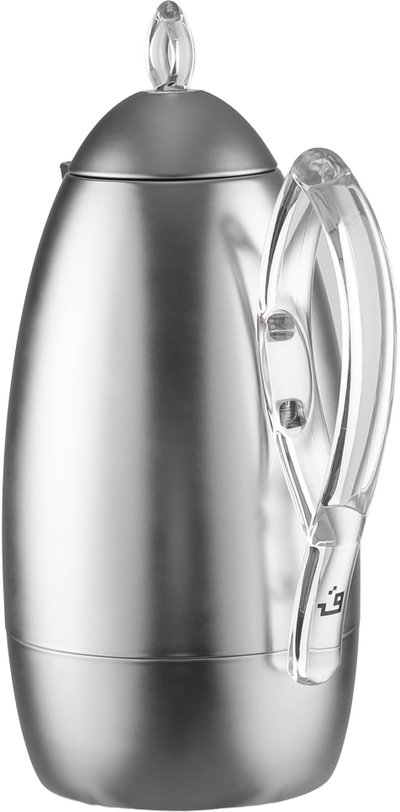 Al Saif Gallery Al Ola Thermos Set, 21 Pieces, with Serving Tray, Tea & Coffee Cups - Transparent Silver product image 5