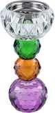 Al Saif Gallery Glass Incense Burner, 8x8x16 cm - Multicolor product image 1