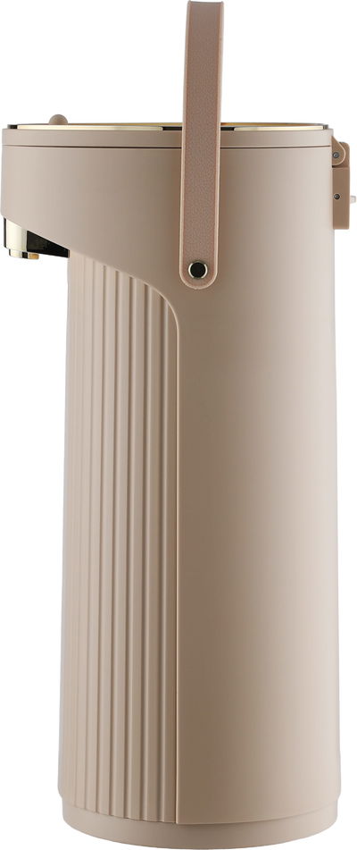 ترمس الجود جلوري، 2.2 لتر، حافظة داخلية زجاج - بيج ذهبي product image 3