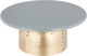 Al Saif Gallery Steel Cake Stand, Gold Base, 24x24x10cm - Golden Gray product image 1