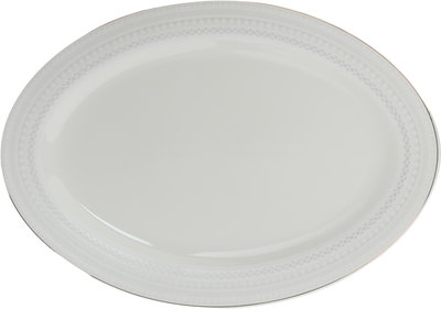 طقم تقديم سفرة بورسلان السيف غاليري، 65 قطعة - أبيض ذهبي product image 18