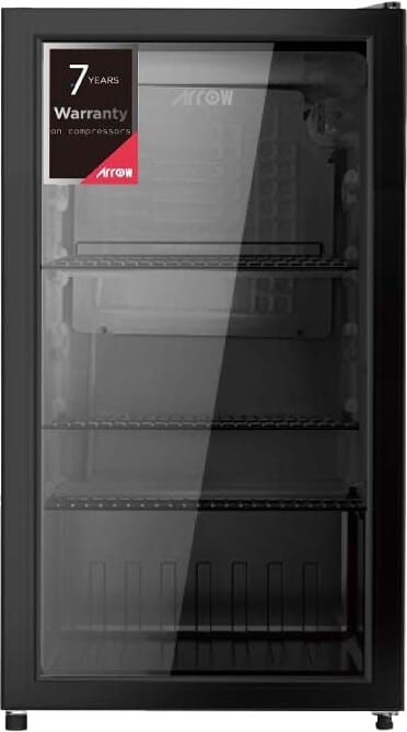 ثلاجة ميني ارو، 90 لتر، 3.2 قدم،RO-110SCK - اسود product image 1