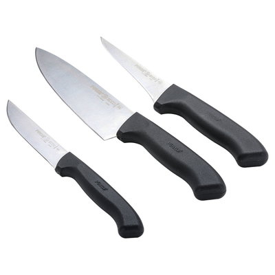 طقم سكاكين استيل السيف غاليري، 3 قطع، حقيبة - أسود product image 2