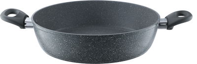 Rocky Granite Cookware Set with Glass Lid, 9 Pieces - Grey product image 4