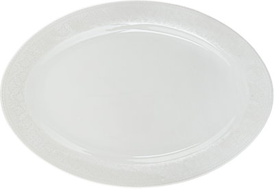 طقم سفرة بورسلان السيف غاليري، 44 قطعة، حواف مزخرفة - ابيض product image 14