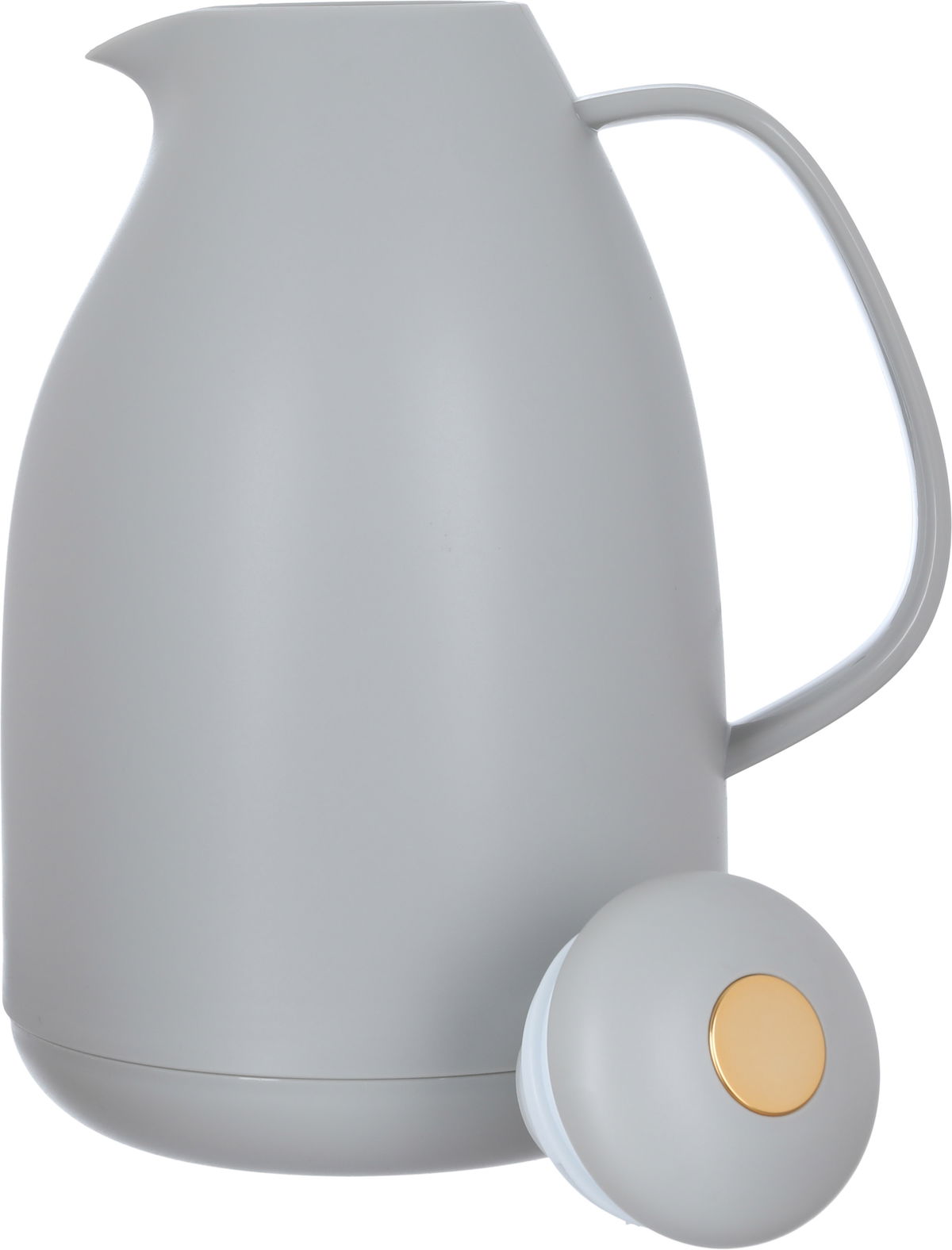 Al Saif Gallery Pro Penguin Thermos, 1.5 liters, glass inner container, plastic outer shell - light gray product image 4