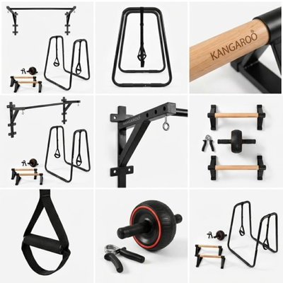 Kangaroo 11110172 Calcinix & Fitness Training Kit, 6 Tools - Black product image 2