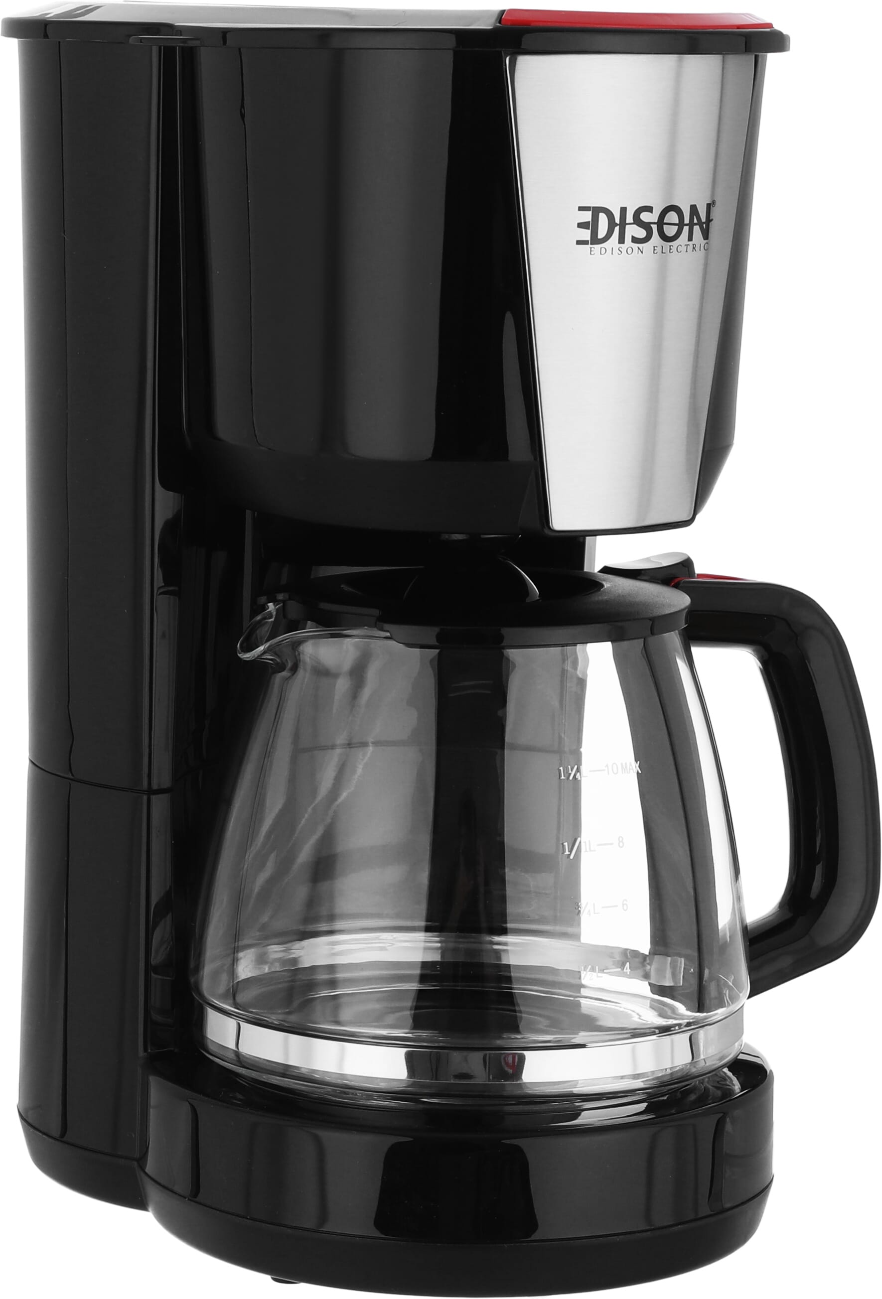 ماكينة قهوة إديسون، 1.25 لتر، 1000 واط - أسود product image 4