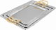 طقم طوفريات استيل، 3 قطع - فضي ذهبي product image 1