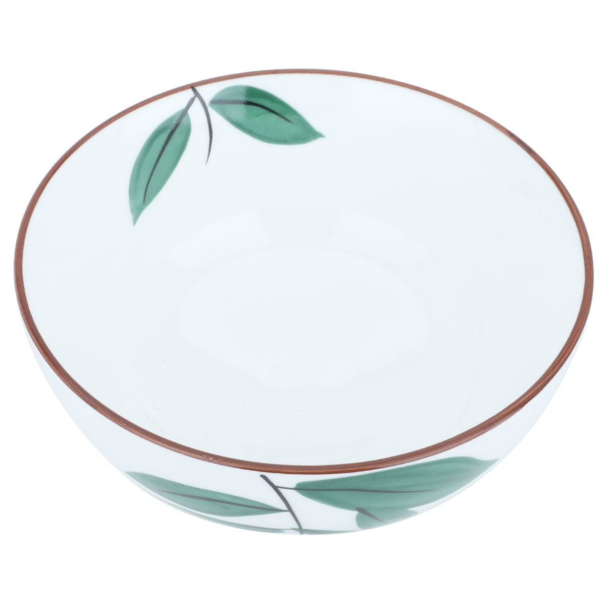 Al Saif Gallery porcelain bowl, 5 inches, round, fruit pattern - white product image 2